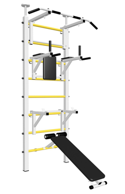 Шведская стенка Sv Sport враспор (Турник стандарт/Брусья/Стойка/Скамья)