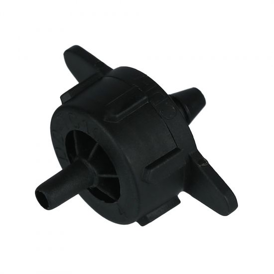 Капельница с лабиринтом разборная, Черная, 4л/ч - 0,7-3,2 bar (TOD0104)