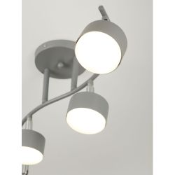 Светильник настенно-потолочный спот Rivoli   7077-704 4хGX53 15 Вт поворотный