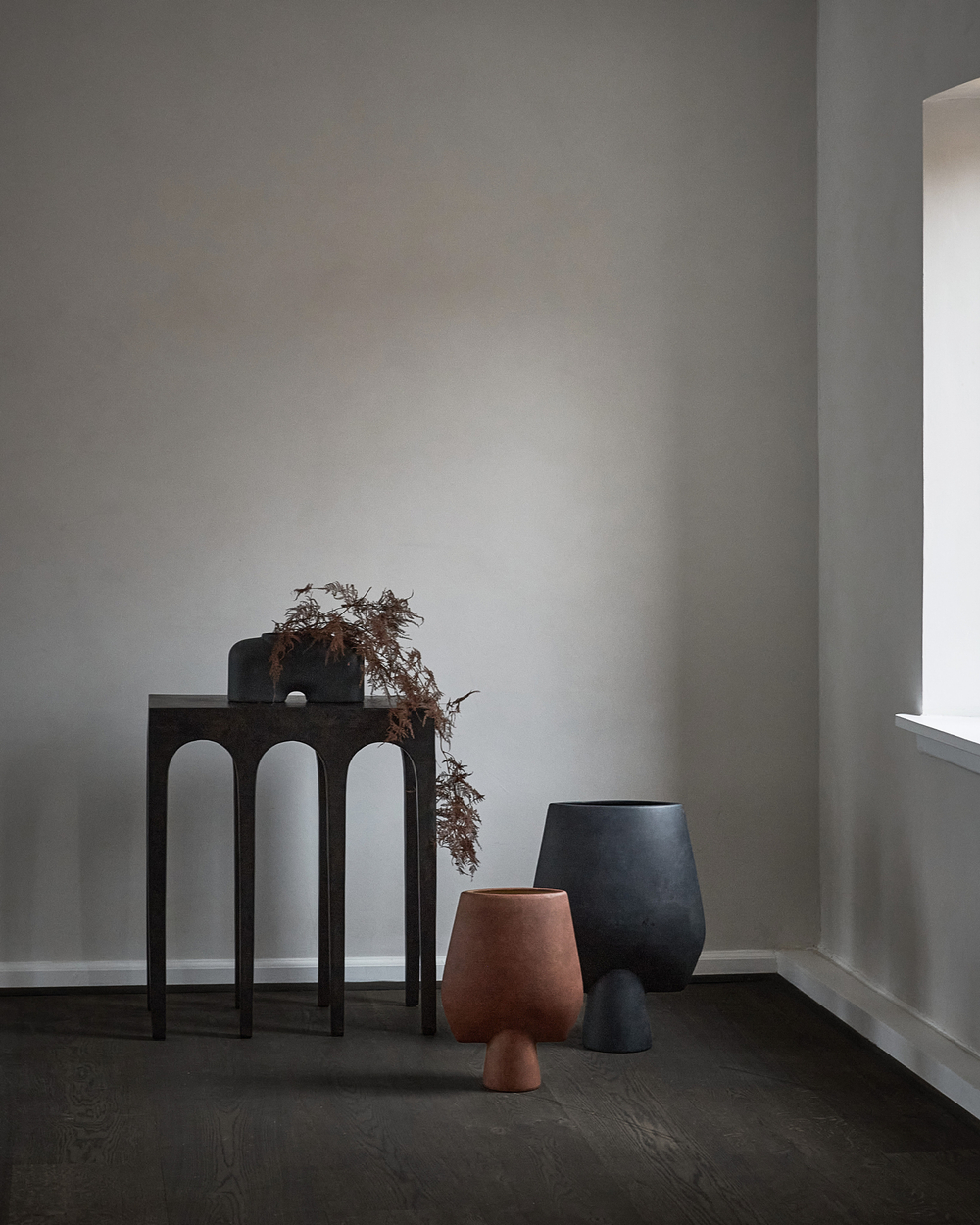 Консоль 101 Сopenhagen Bow Console Regular, Coffee, кофейный