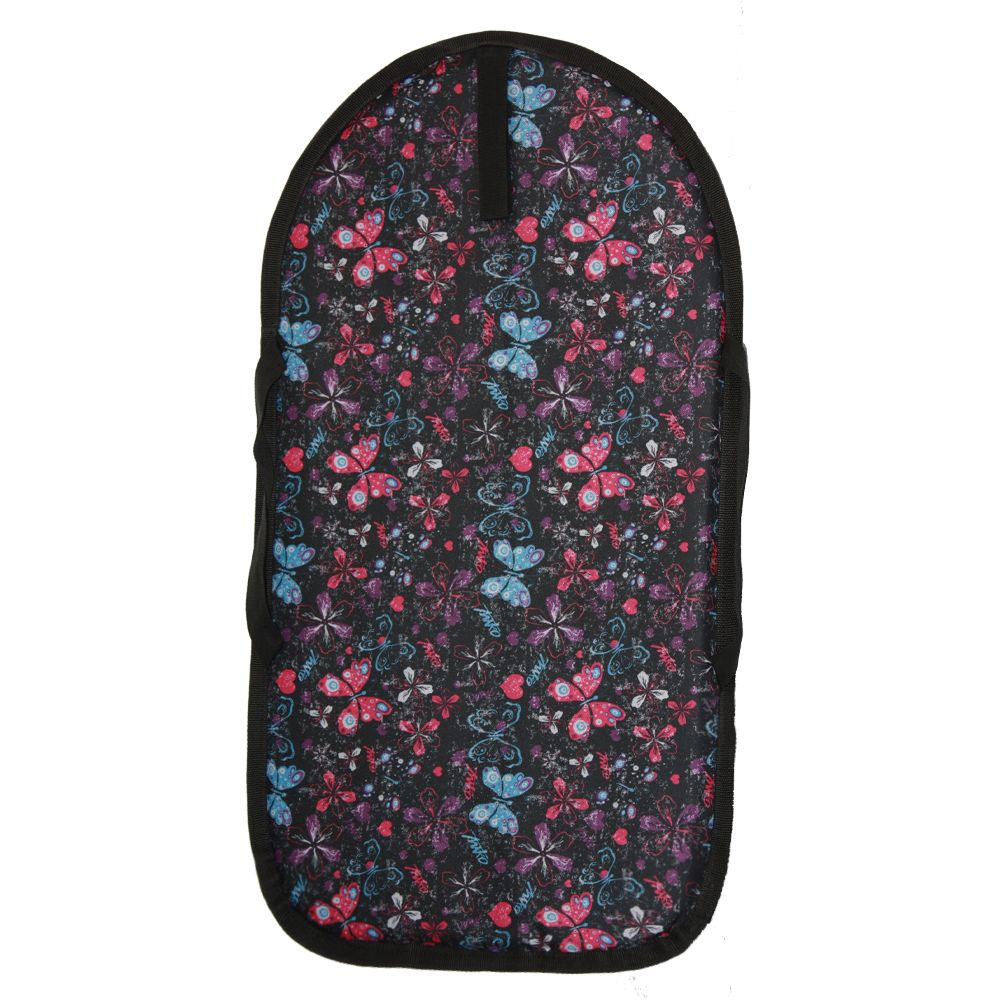 Ледянка Hubster Бабочки черные, овальная 45x85см