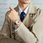 ZEPPELIN Automatic Mechanical Movement Men"s Watches Watch Mother of Pearl Color Watch Dial