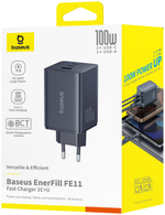 Зарядное устройство Baseus EnerFill FE11 USB Type-C, USB черный