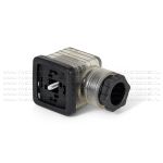 Штекер для дискретного клапана, с индикацией, прозрачный, Z5L, DIN43650/A, постоянный ток