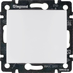 77 4406 Выключатель 1 клавишный проходной белый