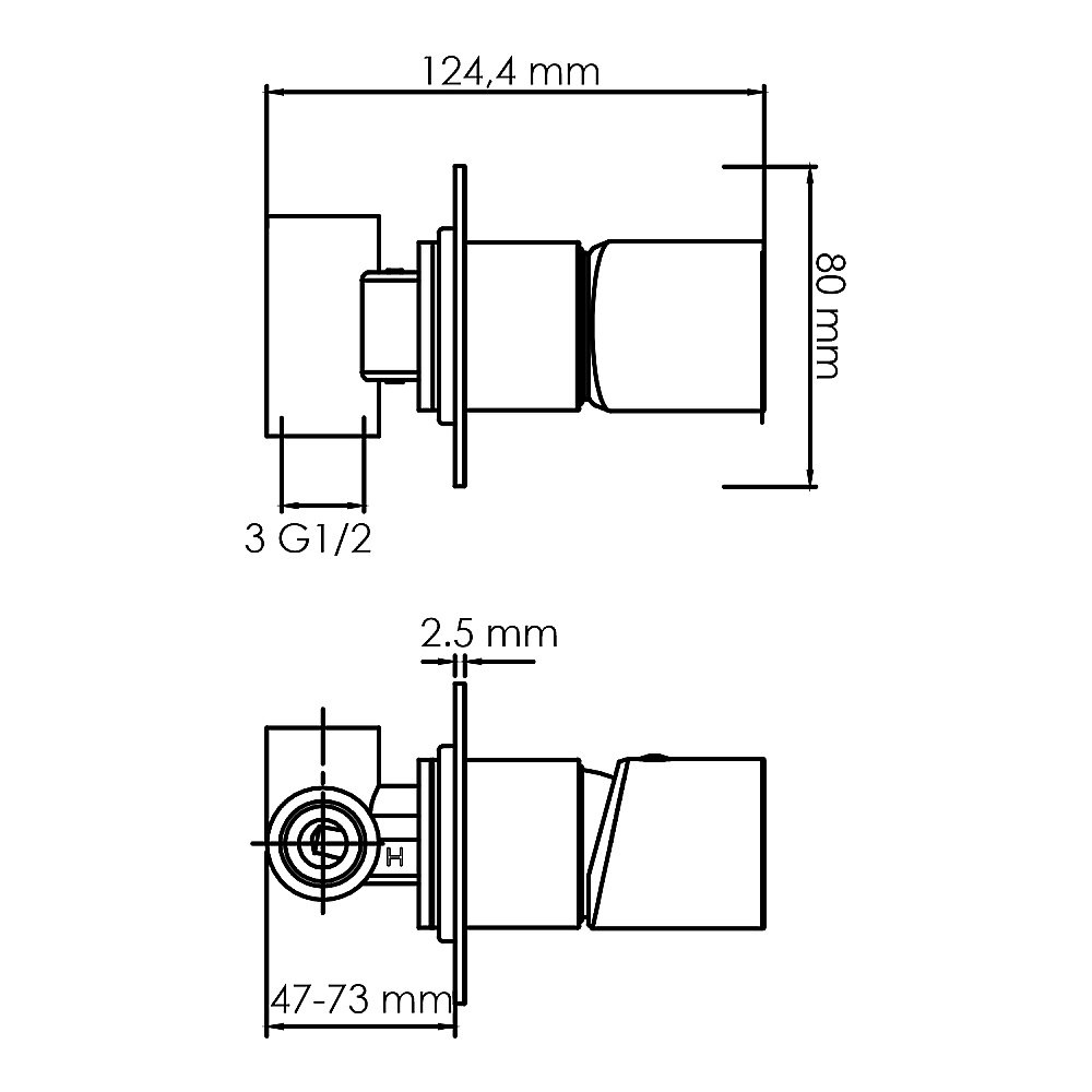 Гигиенический душ WasserKRAFT Elbe 7400 A07436 черный Soft-touch