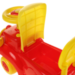 Толокар машина средняя с муз.рулем, цв. красный RRB-115 (54*27*34 см)