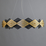 Pendant design lamp Skrit  ( Gold+Black )
