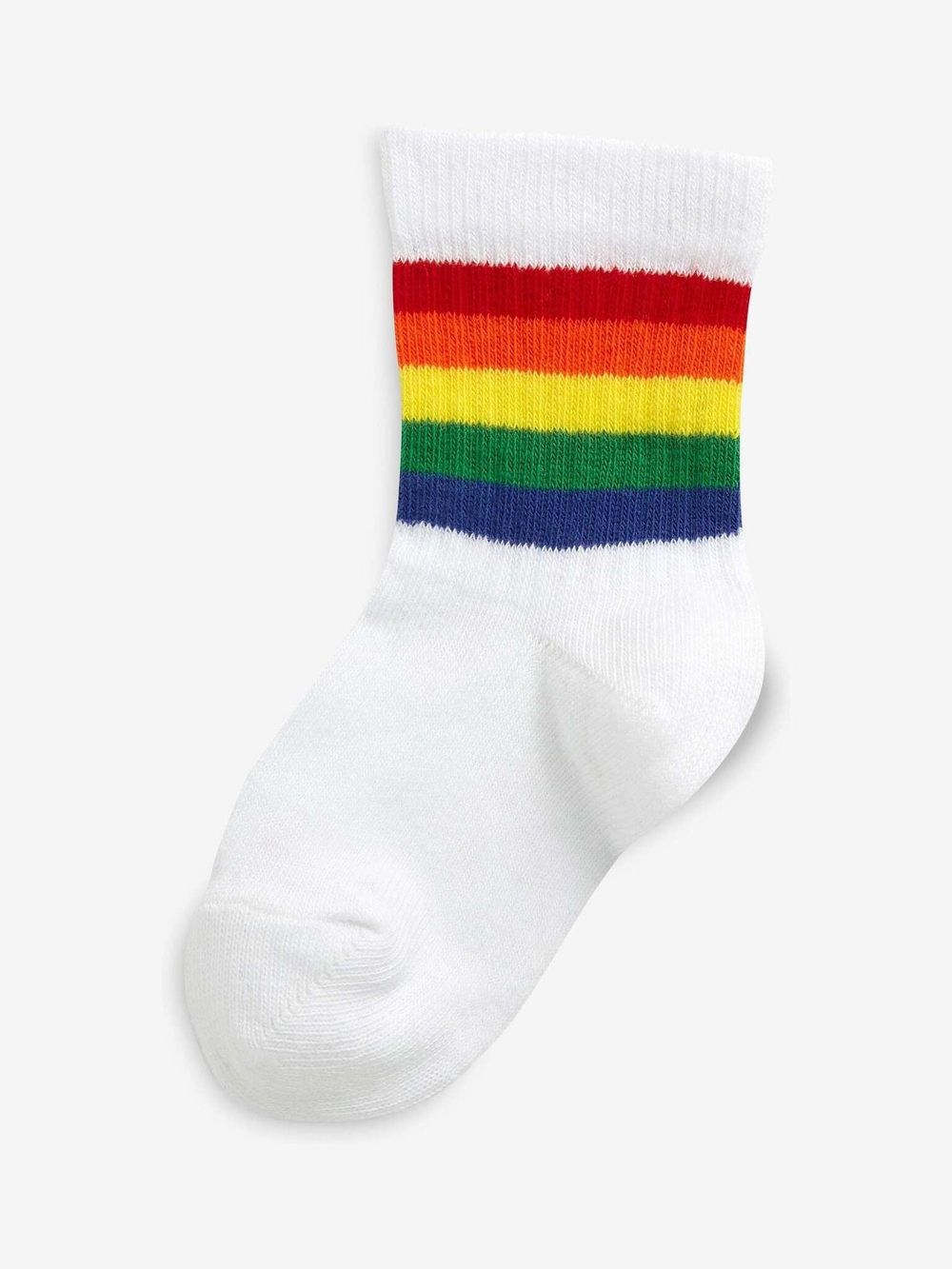 Носки хлопковые для мальчика Next 588-048, 5 шт., Белый, Красный, Серый