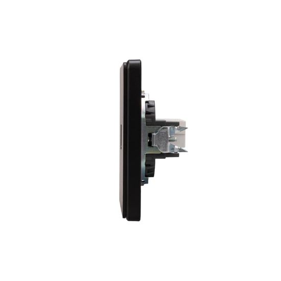 Розетка ROUND компьютерная RJ45 кат6 с/у оникс KRANZ