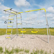 ROMANA Полянка Плюс 2 (желтый/серый) (с сеткой-гнездом 80см)