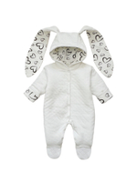 Комбинезон с ушками (Сердца) (без утеплителя)