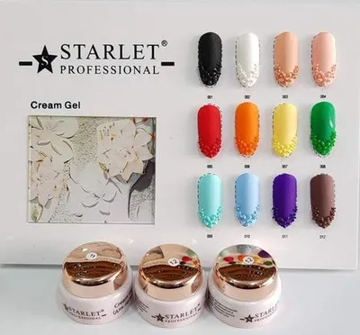 STARLET 4D Gel, Гель для лепки, Белый