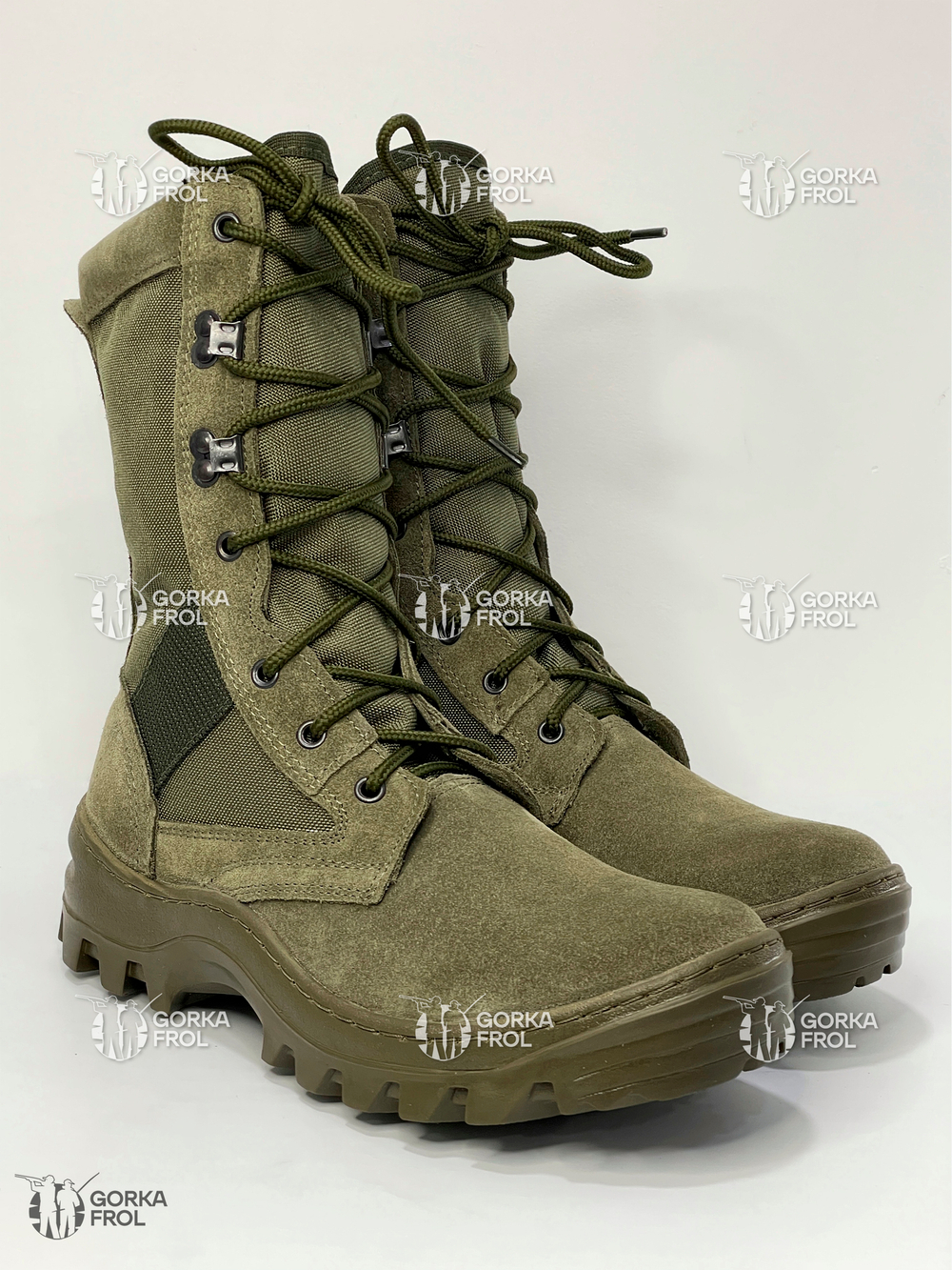 Ботинки с высокими берцами 516 О «SHOT OLIVA»