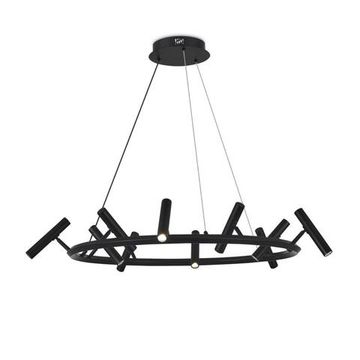 Подвесная люстра LED 10*5W 4000К APL.067.03.50 чёрный Honor Aployt