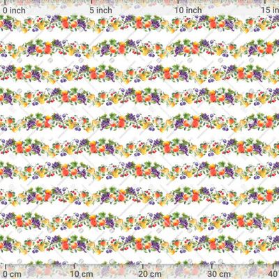 Горизонтальный фруктовый паттерн by Anastasia Lembrik 1200 DPI