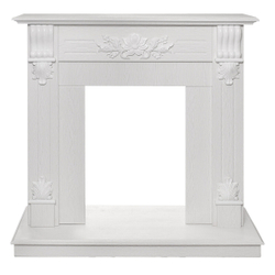 Портал каминный из МДФ RealFlame Ottawa белый, под очаги (Majestic, Fobos, Eugene, 3D Olympic, 3D Oregan)