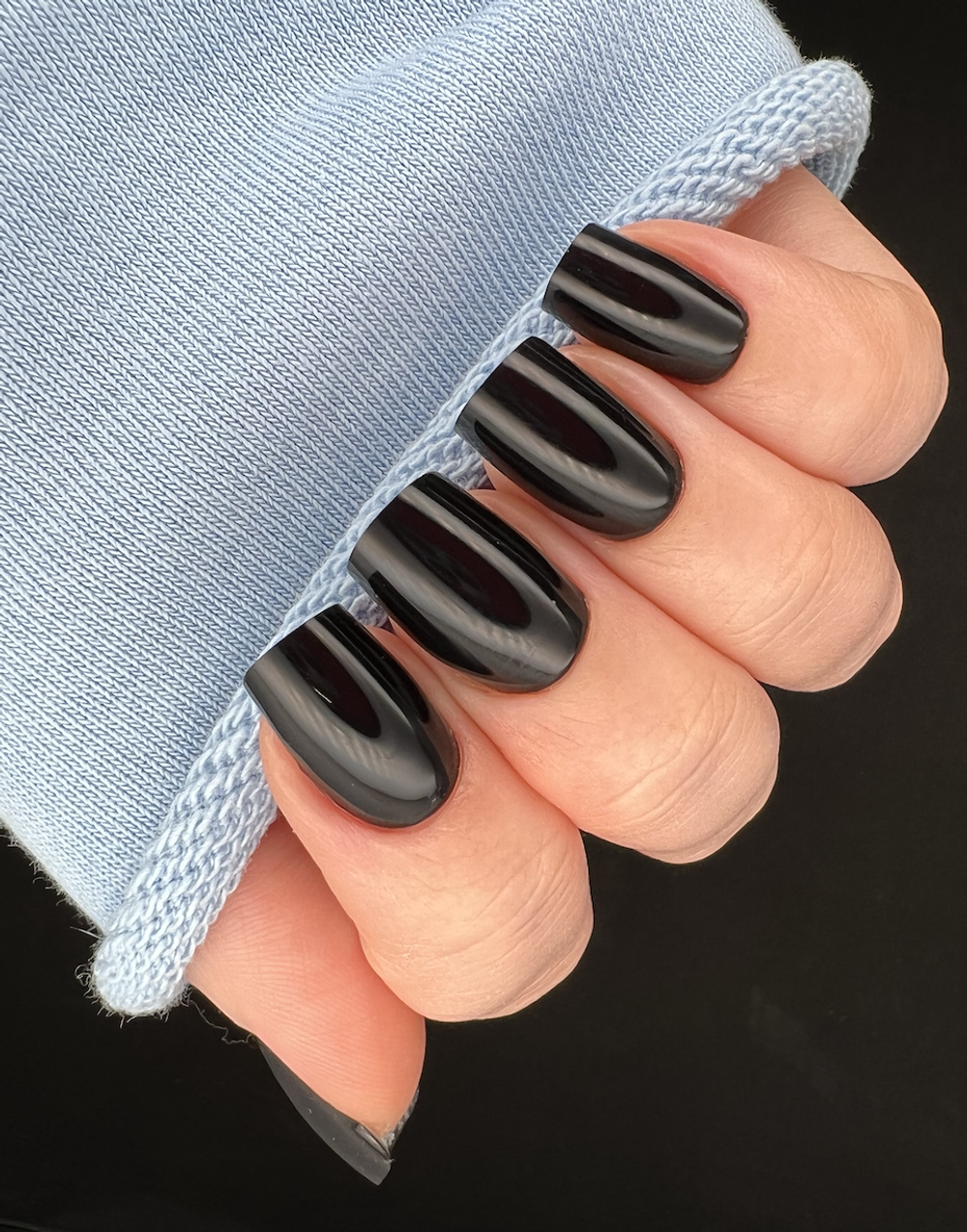Nail ARCHITECT Цветной гель-лак. Черный, плотно-пигментированный #02 Black, 15 мл