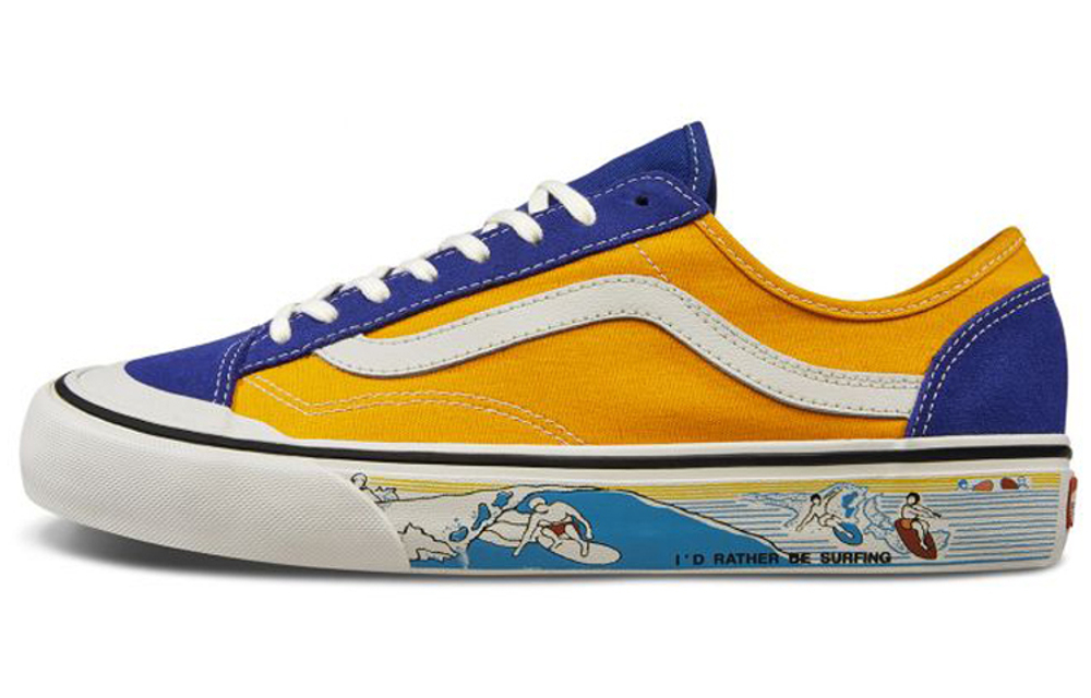 Vans Style 36 Decon SF lightweight low-top sneakers for men and women the same orange