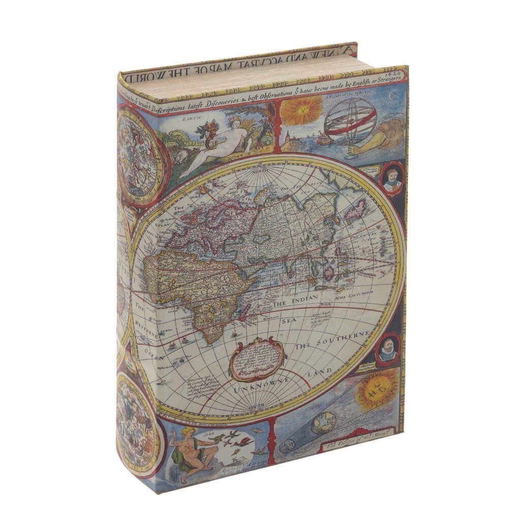 GAEM Шкатулка-книга с замком, L18 W7 H27 см