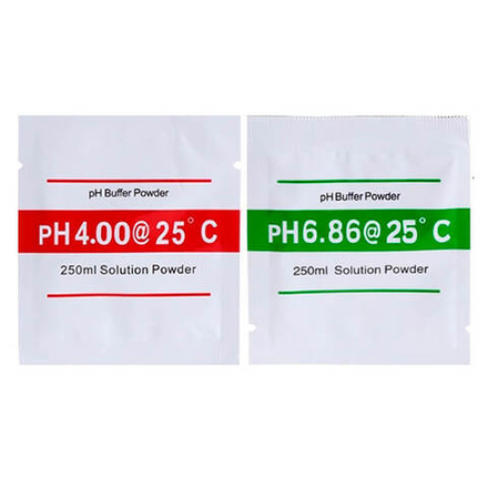 Буферные порошки для калибровки pH-метра, pH-тестера, измерителя кислотности 2шт. (4.00, 6.86)