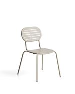 Уличный стул Brai из оцинкованной стали бежевого цвета