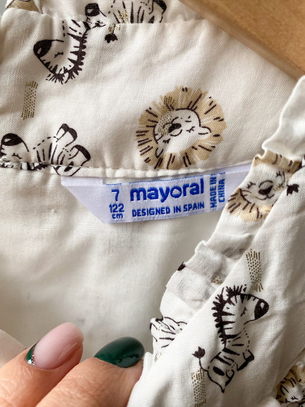 Хлопковое платье Mayoral, 122