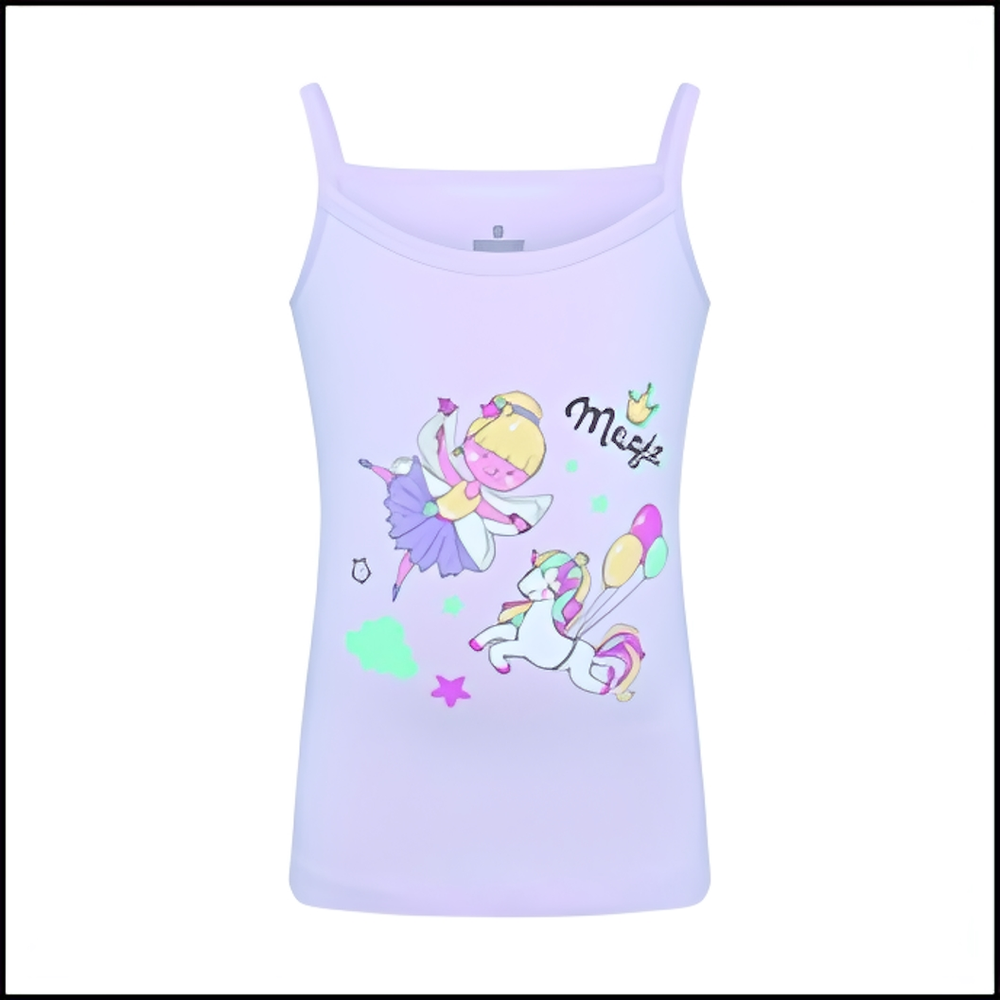 Майка для девочек 4308 р.110 (5-6 лет) в ассорт. (BAYKAR), 1 шт.