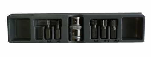 Набор бит 6 предм. 1/2 с держателем (FORCE)