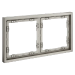 Рамка пластиковая VOLTUM S70 на 2 поста, (кашемир)