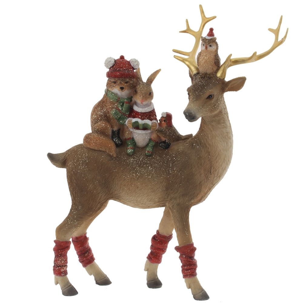 GAEM Фигурка декоративная "Олень", L19,5 W9 H24 см