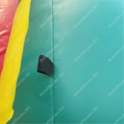 Большой надувной батут-горка "Корабль флибустьеров" 14*8*6 м