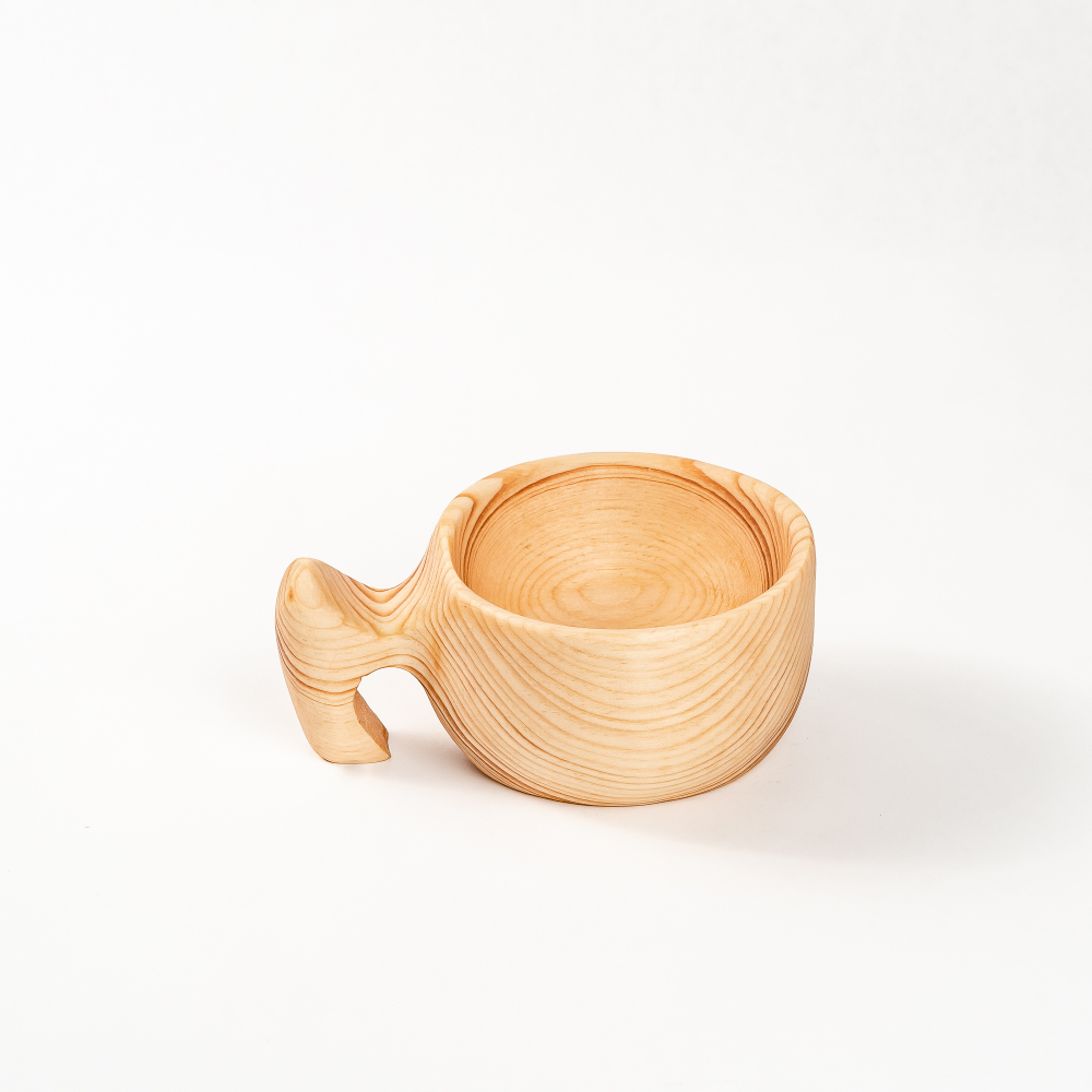 Деревянная кукса из кедра для напитков 100 мл. C79