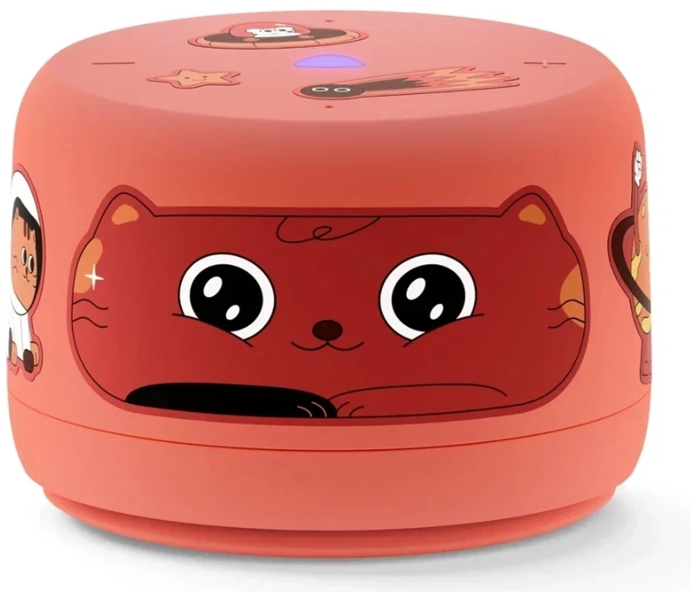 Умная колонка Yandex Станция Лайт 2 без часов Алиса coral 6W 1.0 BT/Wi-Fi 10м (YNDX-00028ORG)