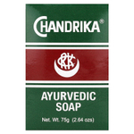 Chandrika Soap, аюрведическое кусковое мыло, 1 шт., 75 г (2,64 унции)