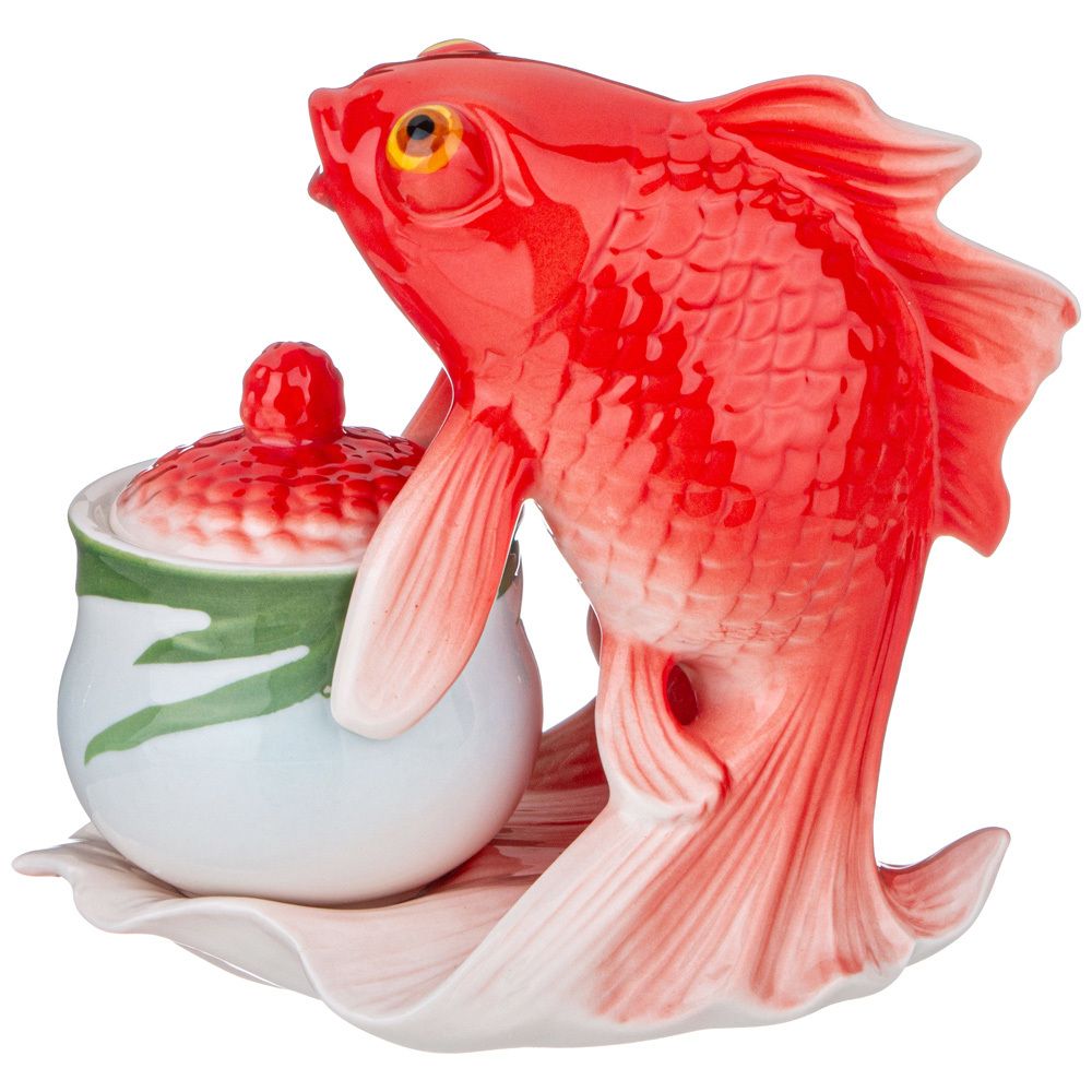 ИКОРНИЦА LEFARD "ЗОЛОТАЯ РЫБКА" 100 МЛ 14,5*9*14 СМ (КОР=18ШТ.)