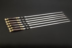 Подарочный набор шампуров в кейсе "Державный"