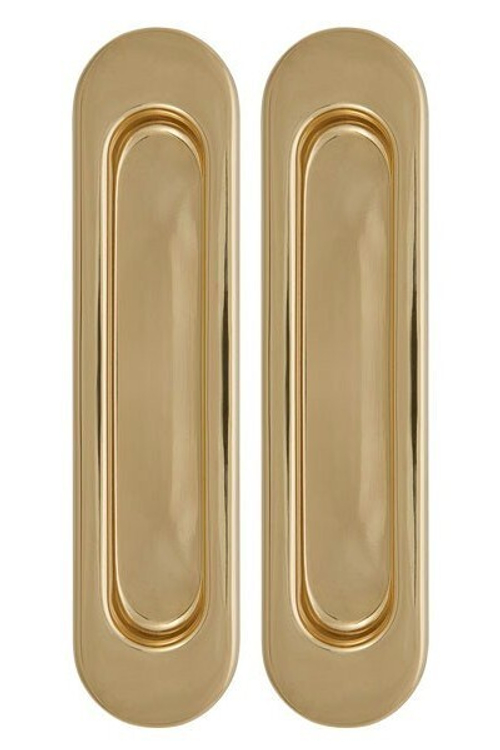 Ручка для раздвижных дверей Армадилло SH010-GP-2 (цена за комплект), цвет золото (гарантия - 5 лет)