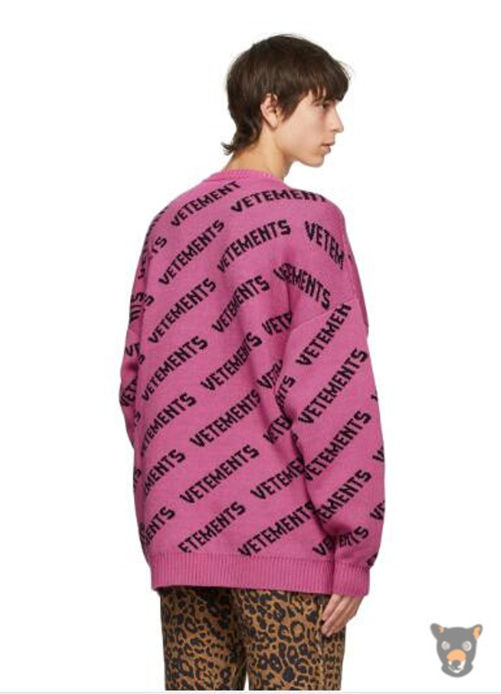 Джемпер Vetements "All-Over Logo"