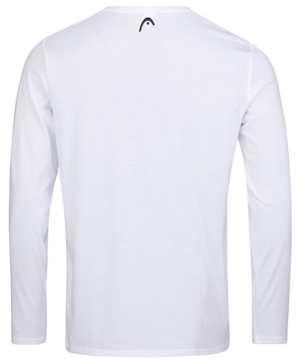 Мужская теннисная футболка теннисная Head Promo T-Shirt Long Sleeve M - white