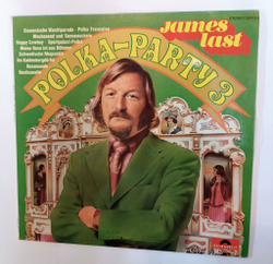 Винтажная виниловая пластинка LP James Last Polka Party 3 (Germany 1974)
