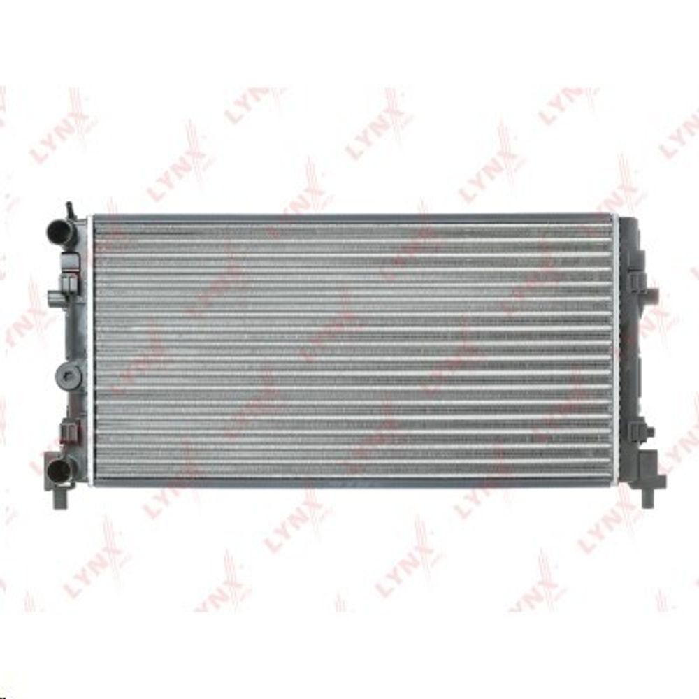 Радиатор основ. алюм. Volkswagen Polo Sedan (10-) Skoda Rapid (12-) (LYNXauto)