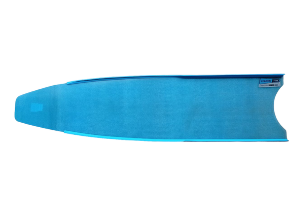 Лопасти Leaderfins Blue Ice (стеклотекстолит) синяя отбортовка, без наклейки, 20°