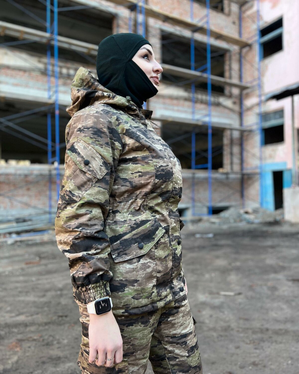 Женская горка Валькирия флис / осень-зима / тайгер