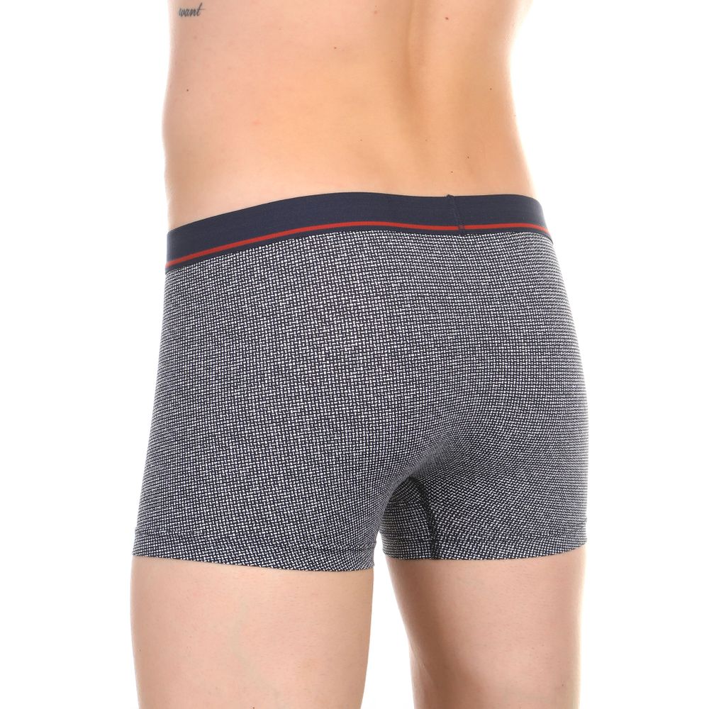 Мужские трусы боксеры темно-синие с узором Tom Tailor 70470/1204 636