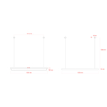 Светильник LED ЭРА Geometria SPO-115-B-40K-036 Block 36Вт 4000K 3200Лм IP40 1200*100*40 черный подвесной драйвер внутри