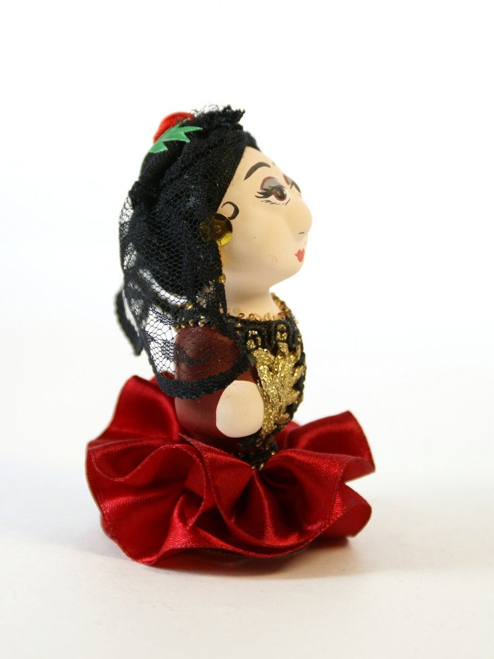 Кукла потешка фарфоровая Испаночка