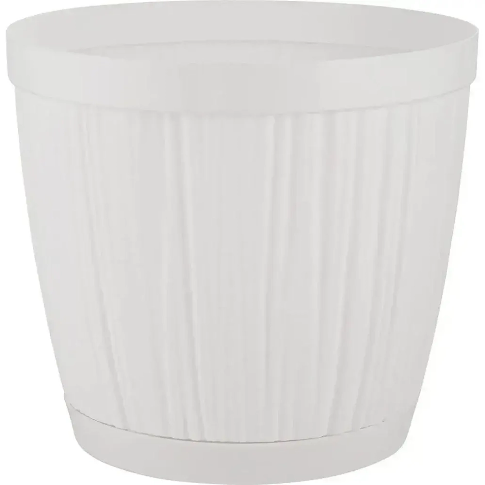 Горшок для цветов InGreen BARCELONA 9,6л, D270мм белый