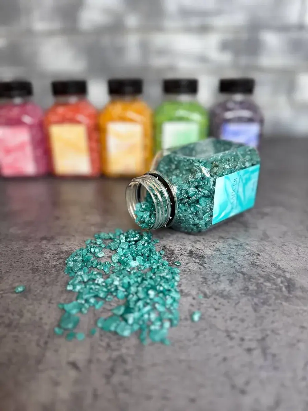 Набор подарочный морская соль для ванны с шиммером