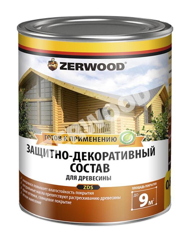 Пропитка по дереву  ZERWOOD  ZDS белый  0,85л